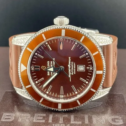 Breitling Superocean Heritage A17320 46mm Stainless steel Brown