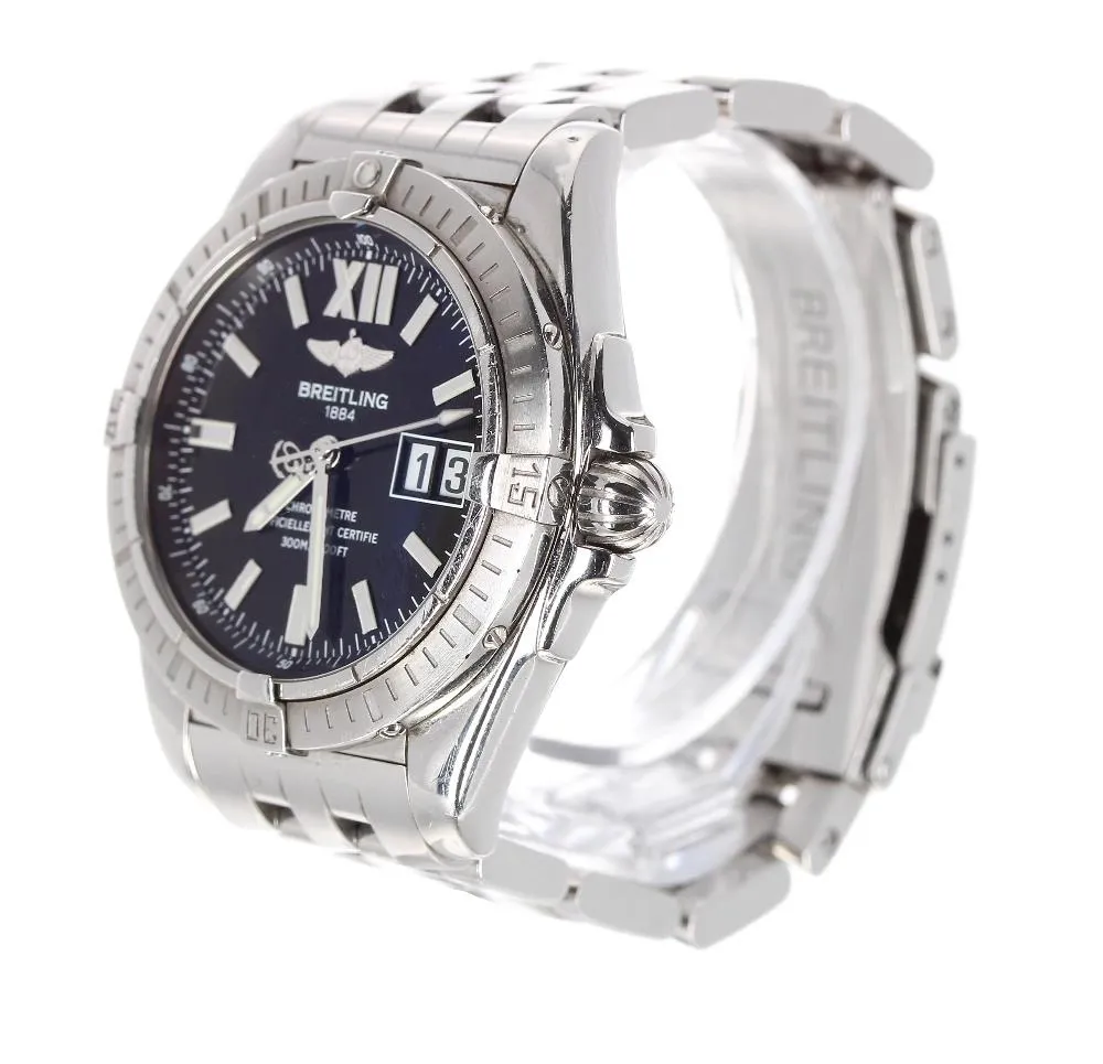 Breitling Galactic A49350 41mm Stainless steel Black 2