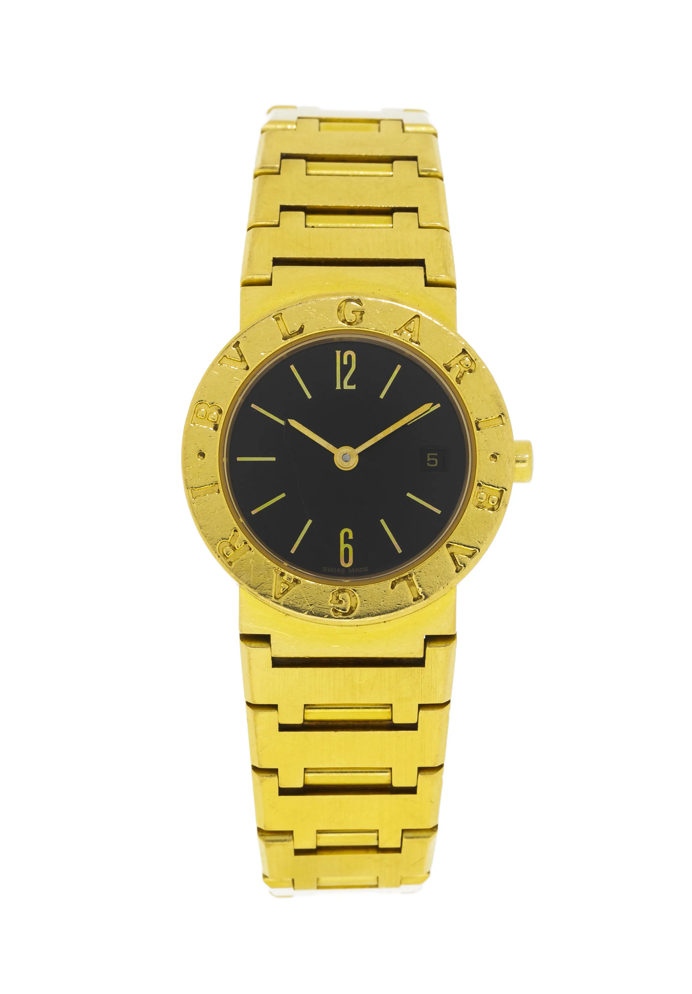 Bulgari Bulgari BB 26 GGD 26mm Yellow gold Black