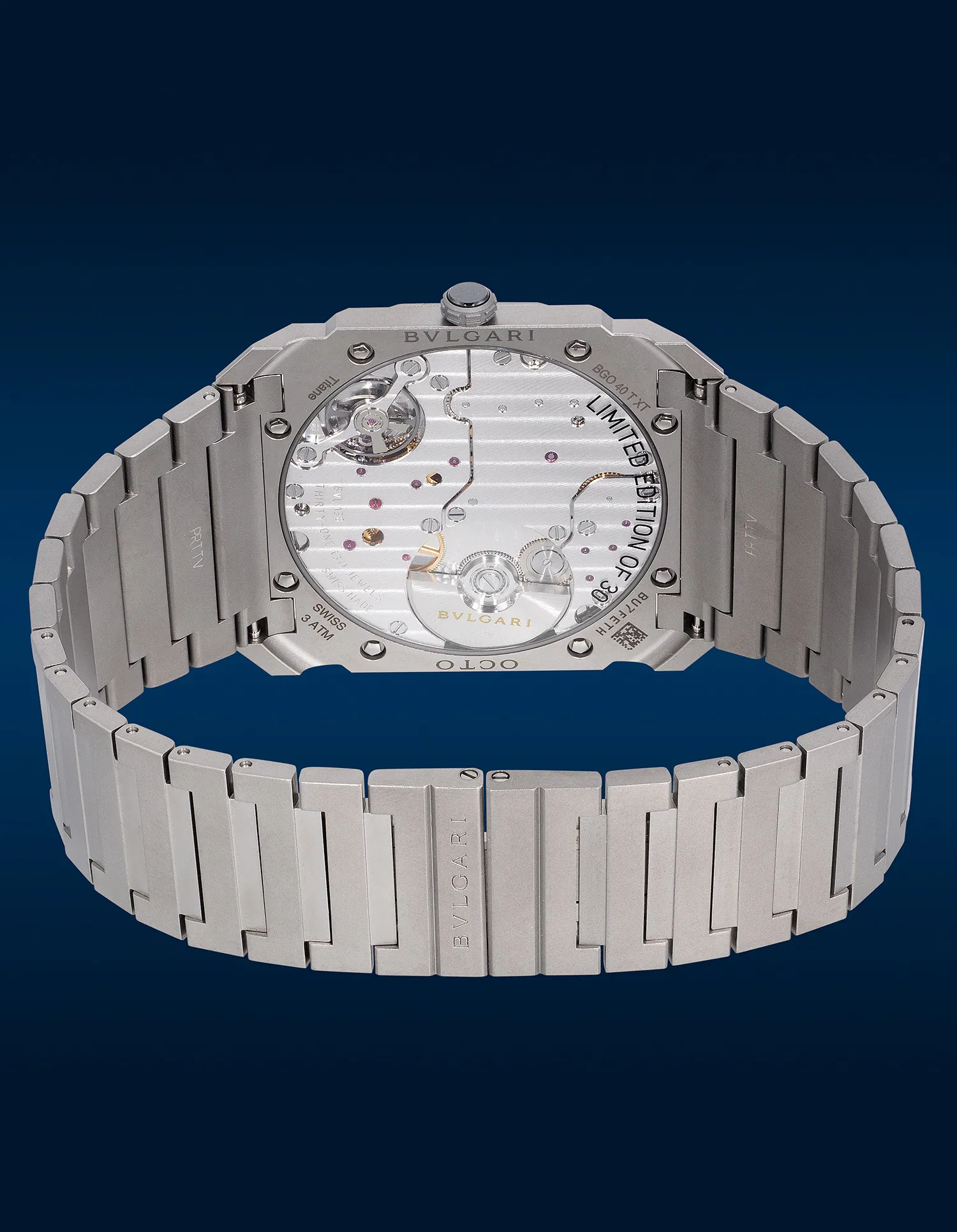 Bulgari Octo BGO 40 TXT 40mm Titanium Blue 2