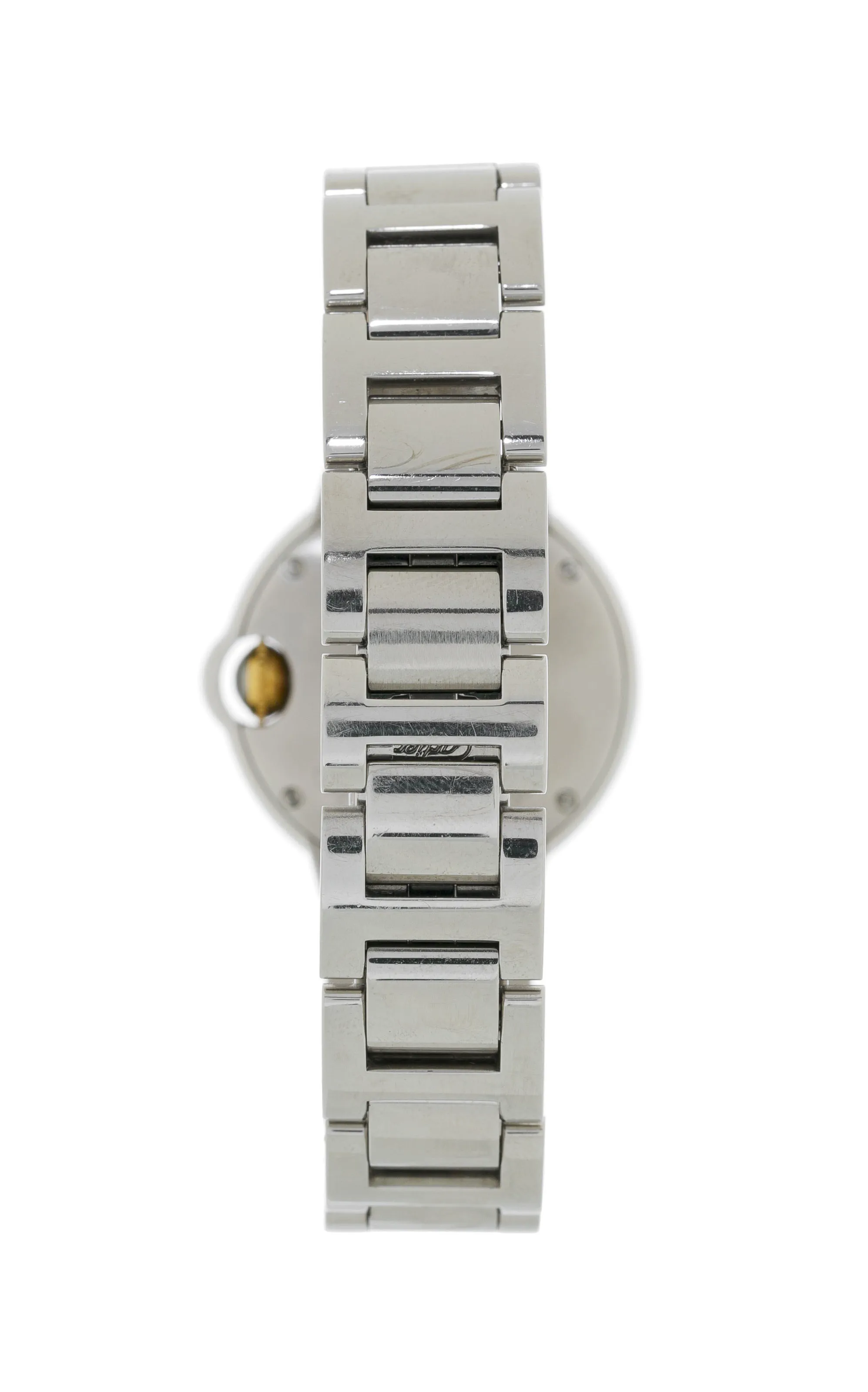 Cartier Ballon Bleu 3009 28mm Yellow gold and Stainless steel White 2