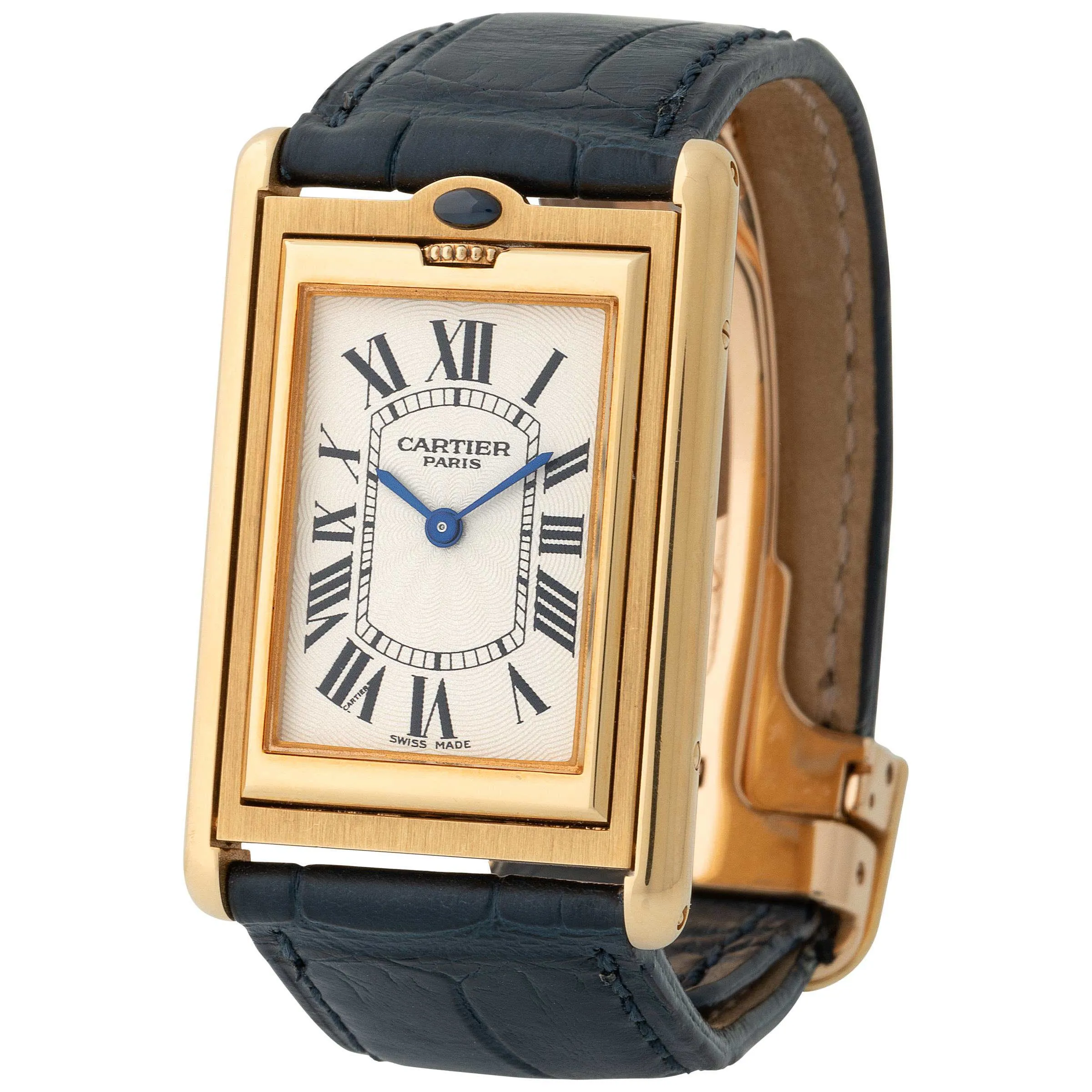 Cartier Cabriolet Reversible 2391 25mm Yellow gold Silver