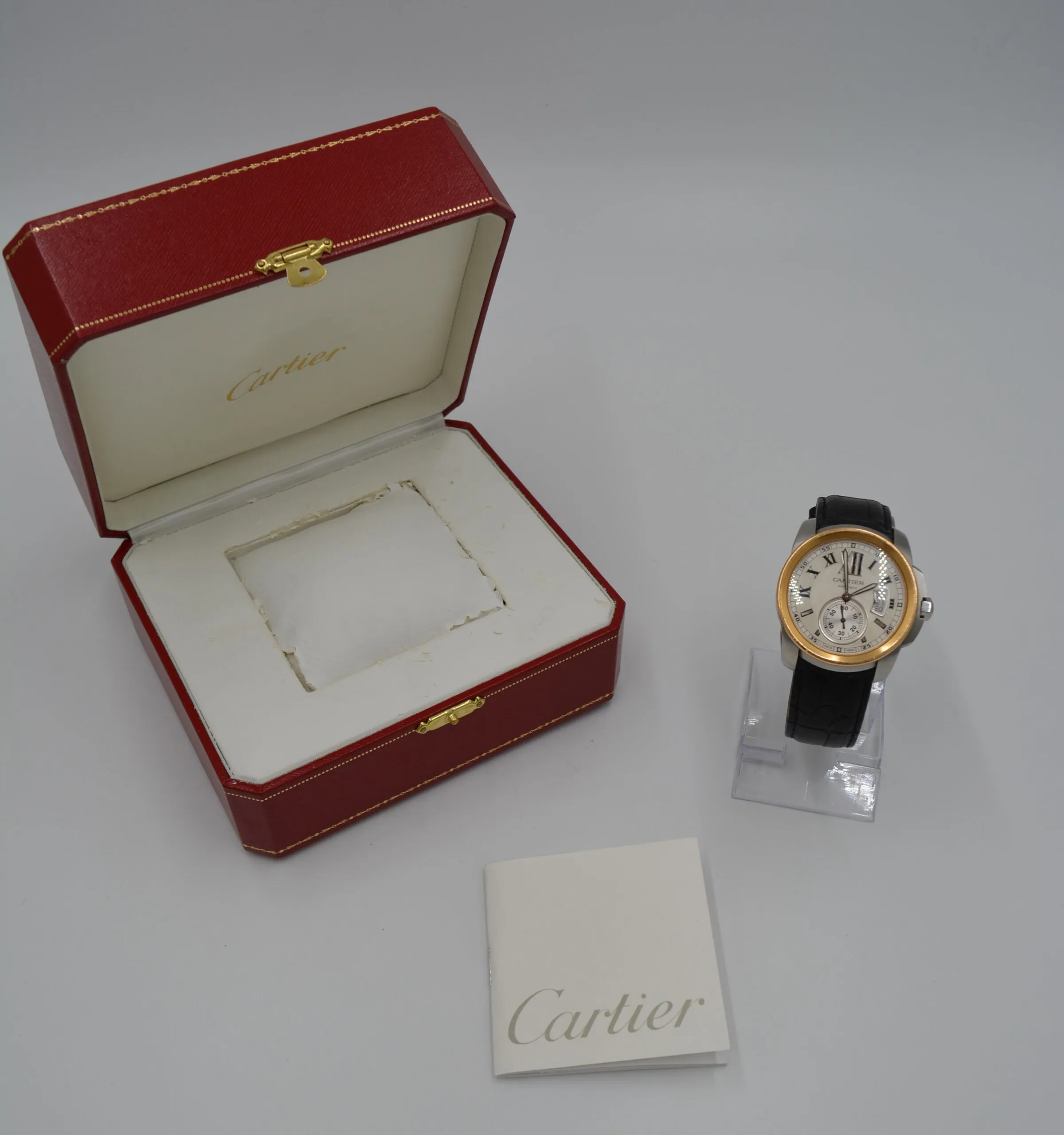 Cartier Calibre de Cartier 3299 42mm Yellow gold and Stainless steel Silver 5