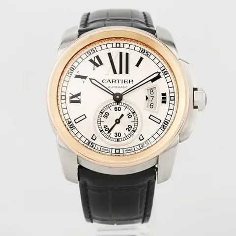 Cartier Calibre de Cartier W7100011 Yellow gold and Stainless steel Silver