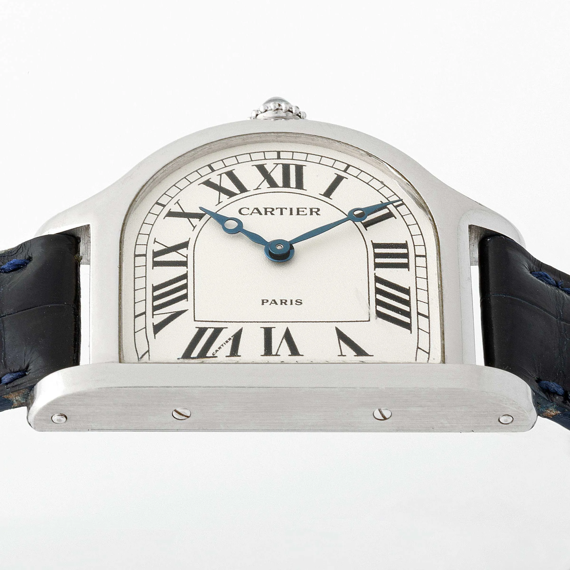 Cartier Cloche 8876 25mm Platinum Silver 2