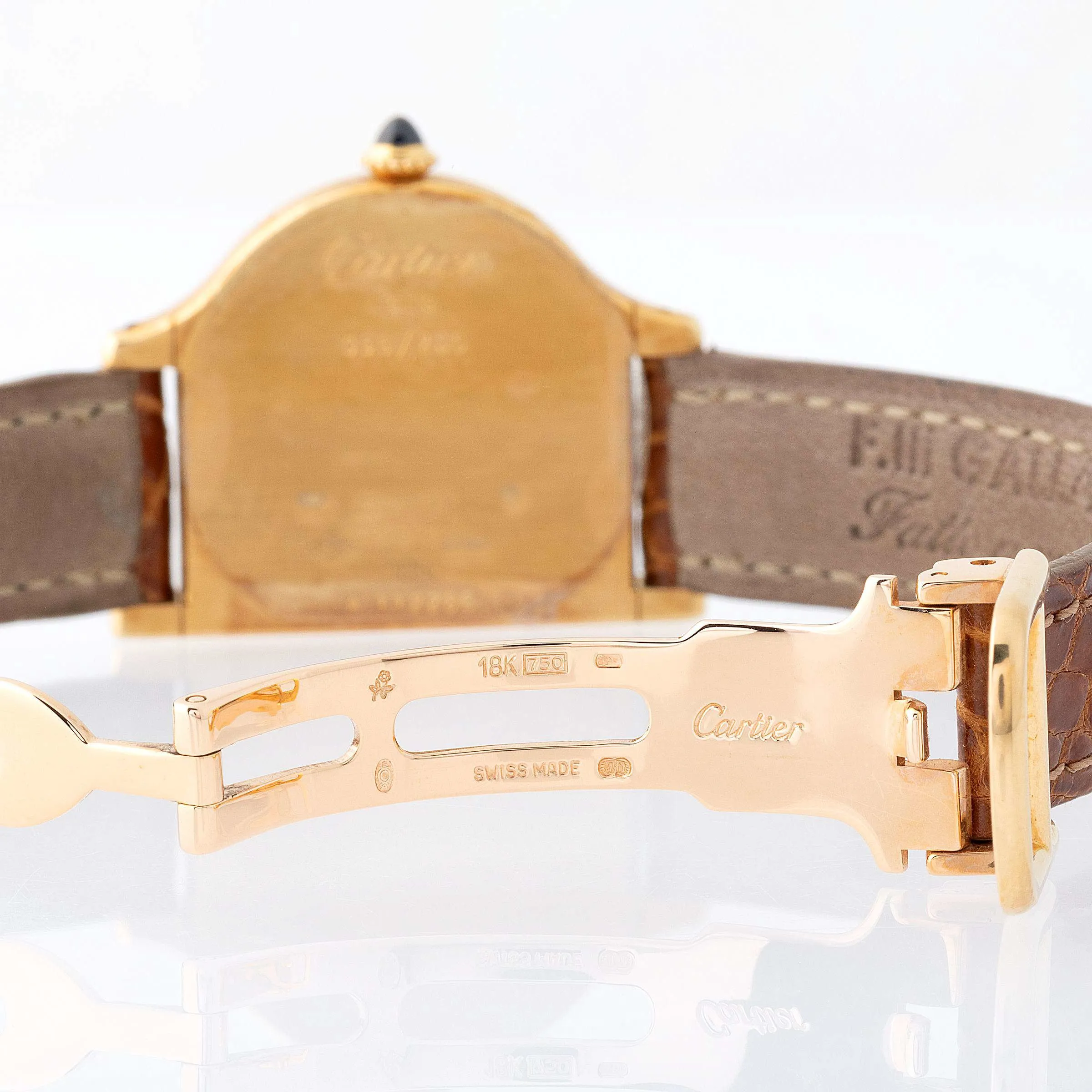 Cartier Cloche 8876 25mm Yellow gold White 3