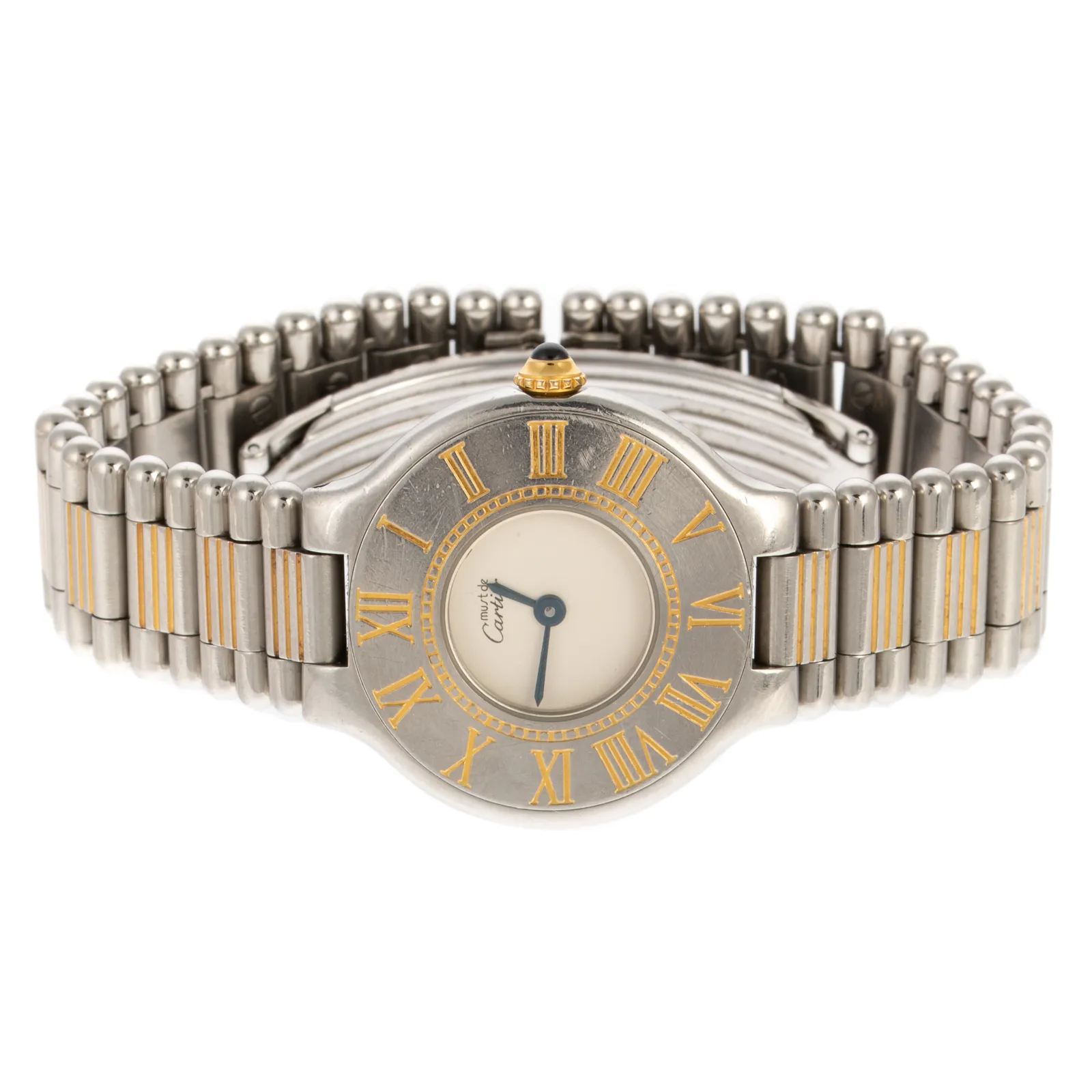 Cartier Must de Cartier 28mm Yellow gold and stainless steel White 1