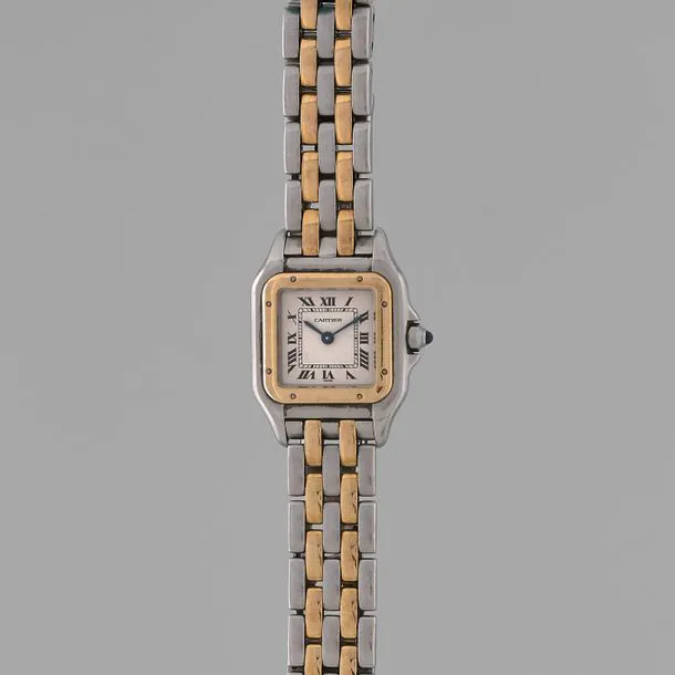 Cartier Panthère 1120 22mm Yellow gold and Stainless steel White