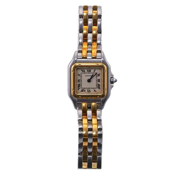 Cartier Panthère 1120 22mm Yellow gold and Stainless steel Cream