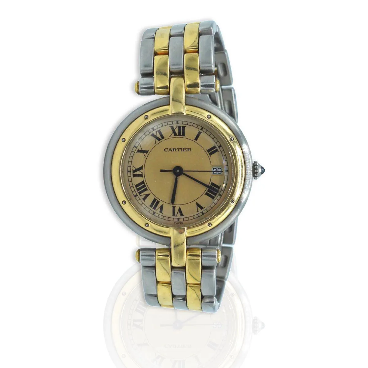 Cartier Panthère 183964 29mm Yellow gold and Stainless steel Champagne