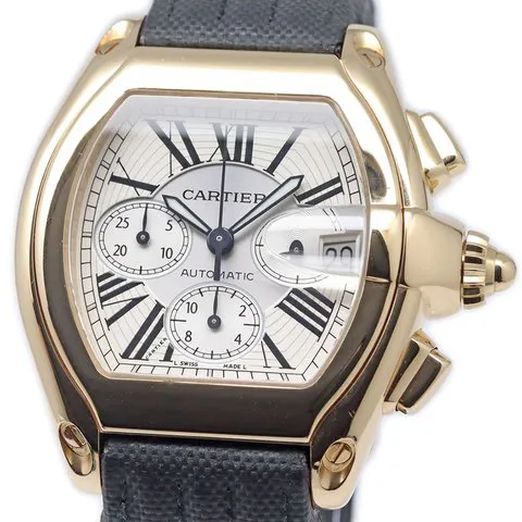 Cartier Roadster W62021Y3 47mm Yellow gold Silver