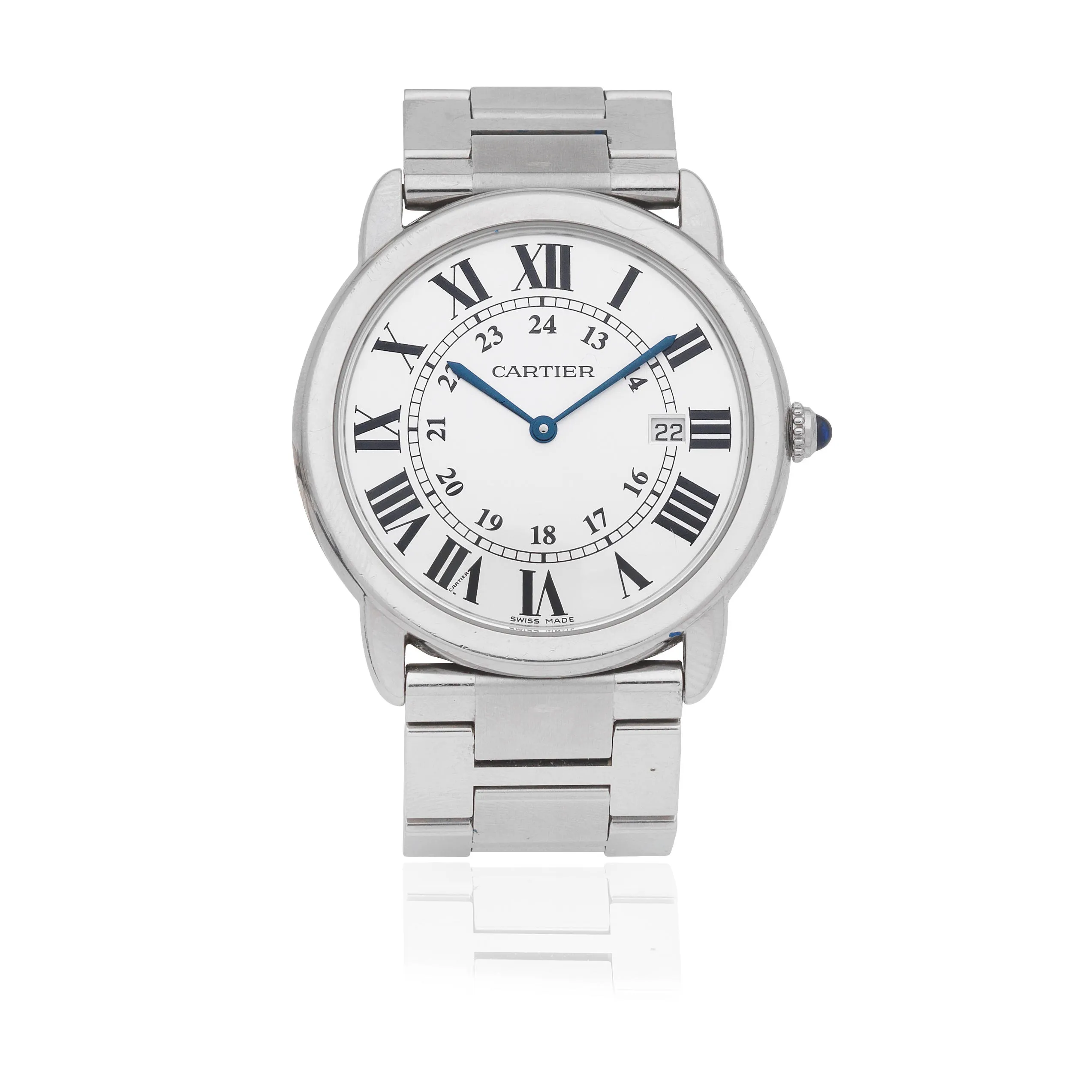 Cartier Ronde Solo de Cartier 3603 35mm Stainless steel Silver