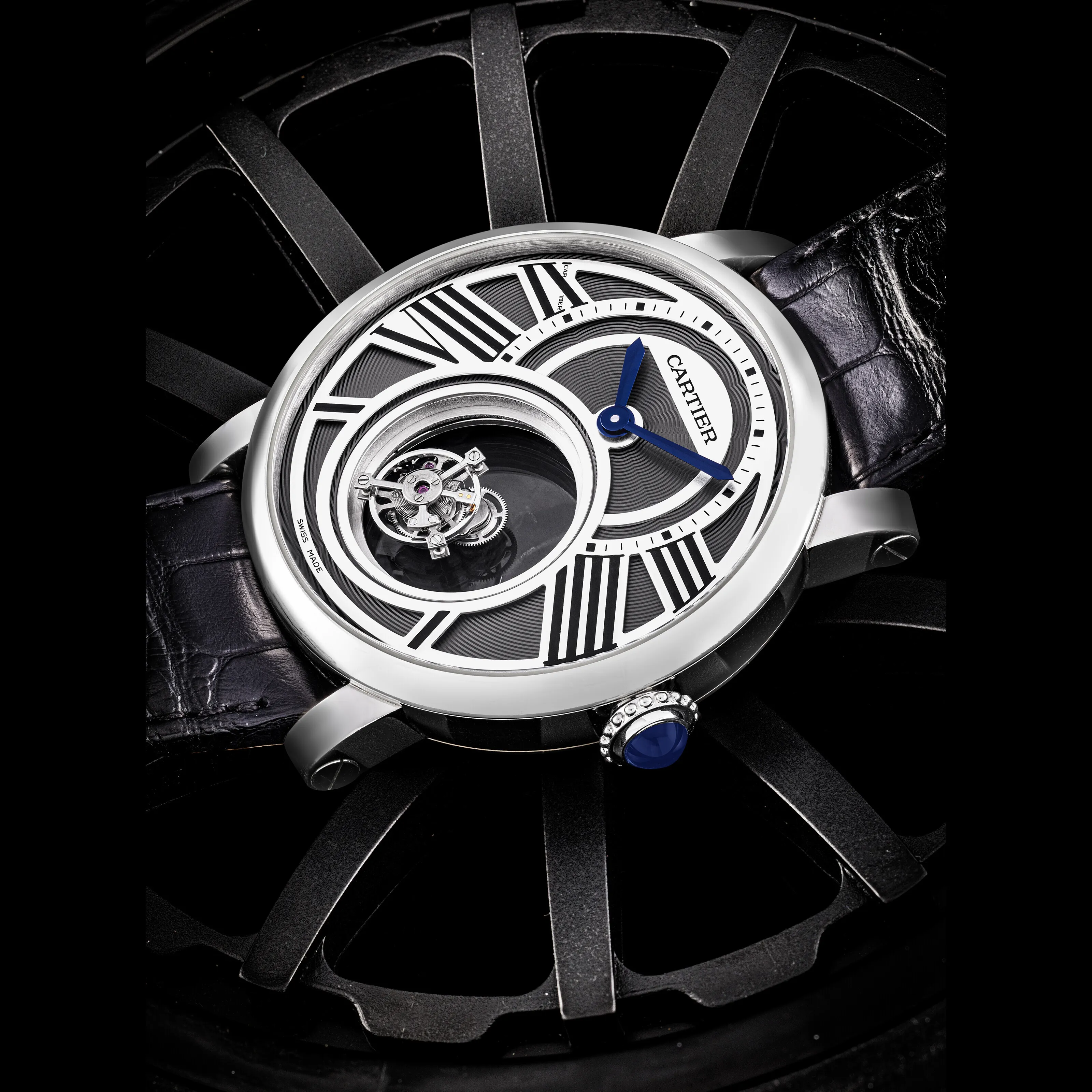 Cartier Rotonde de Cartier 45mm Platinum Silver