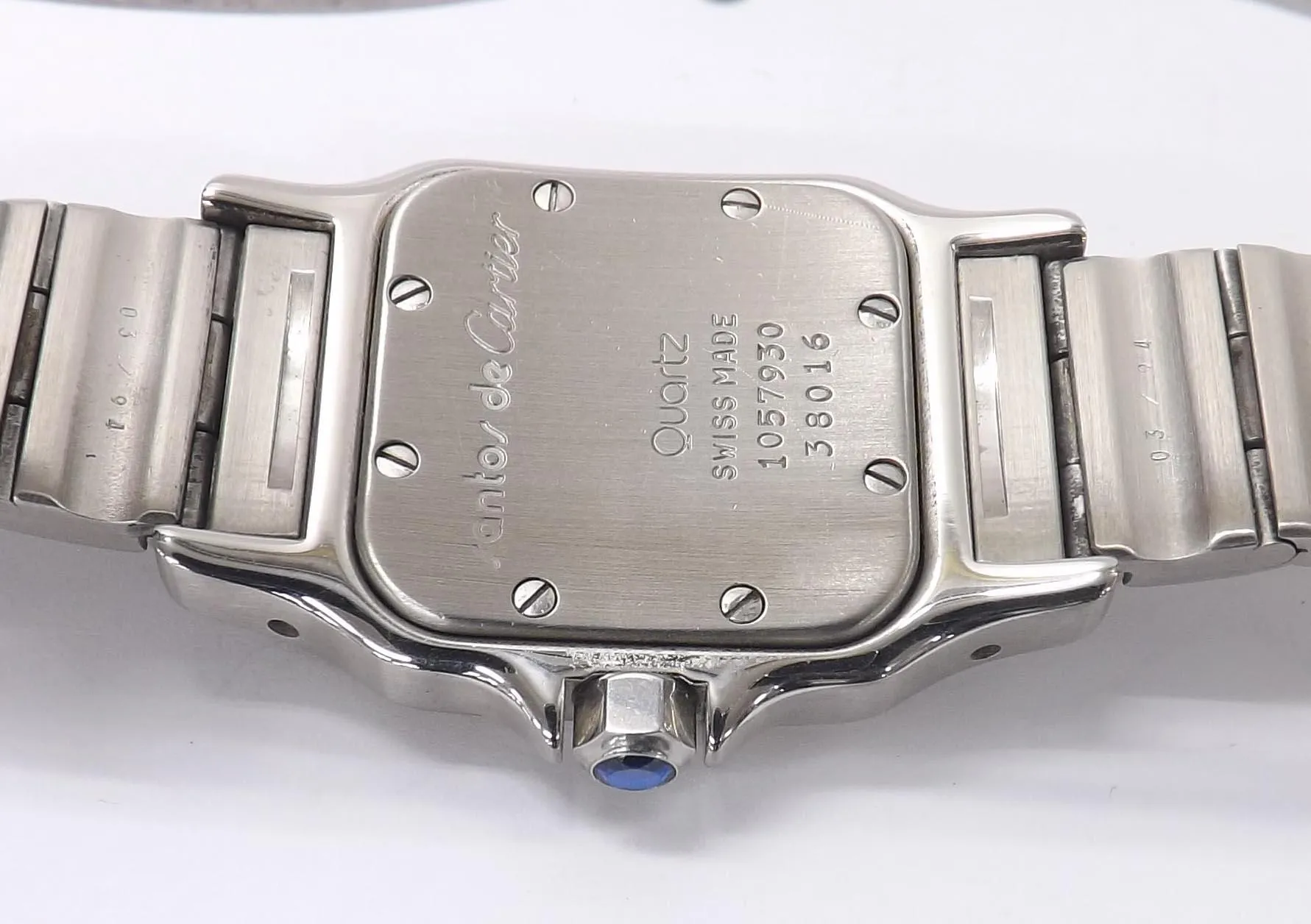 Cartier Santos Galbée 1057930 26mm Yellow gold and Stainless steel Silver 2