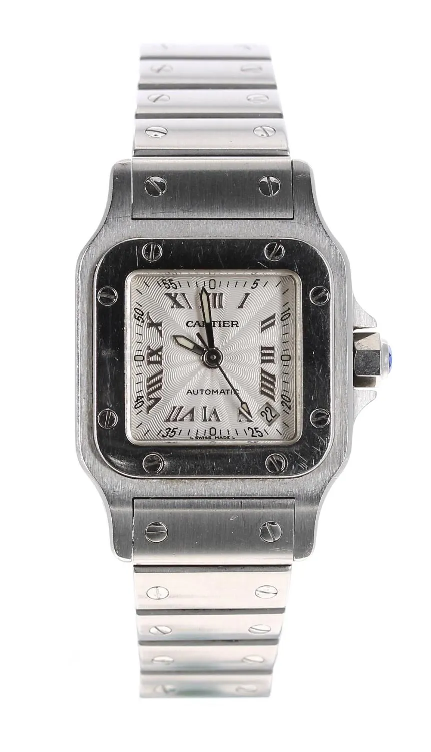 Cartier Santos 2423 26mm Stainless steel Silver