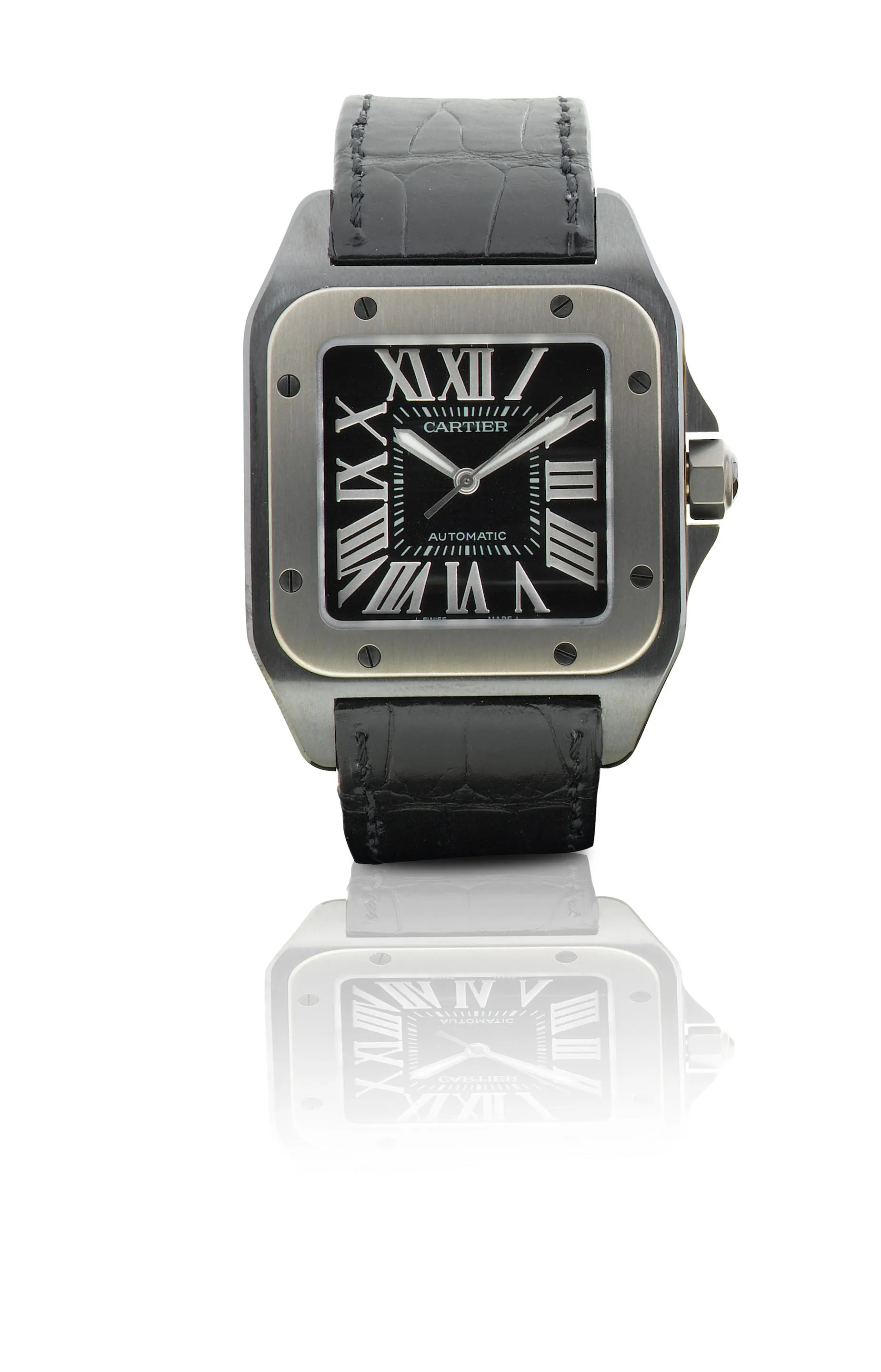 Cartier Santos W2020010 38mm PVD Black