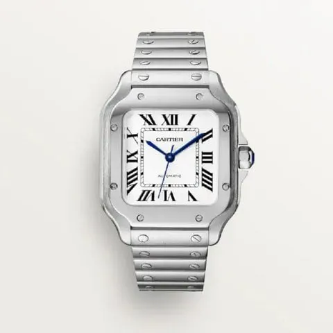 Cartier Santos WSSA0029 35mm Stainless steel Silver