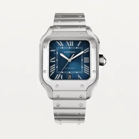 Cartier Santos WSSA0030 40mm Stainless steel Blue