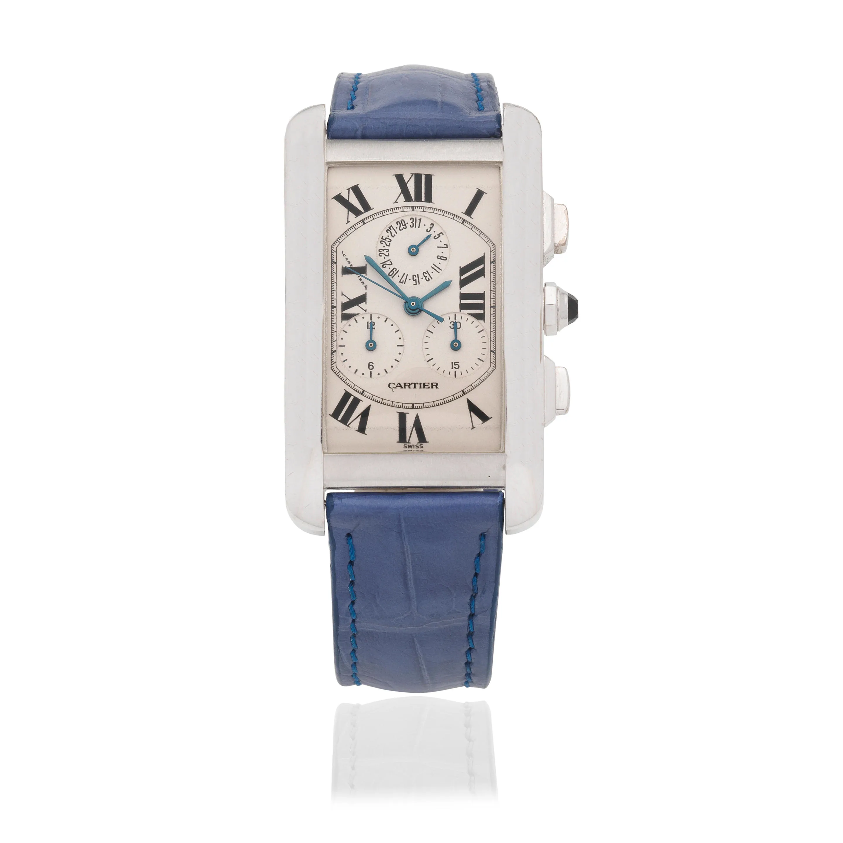 Cartier Tank 2312 26mm White gold Silver