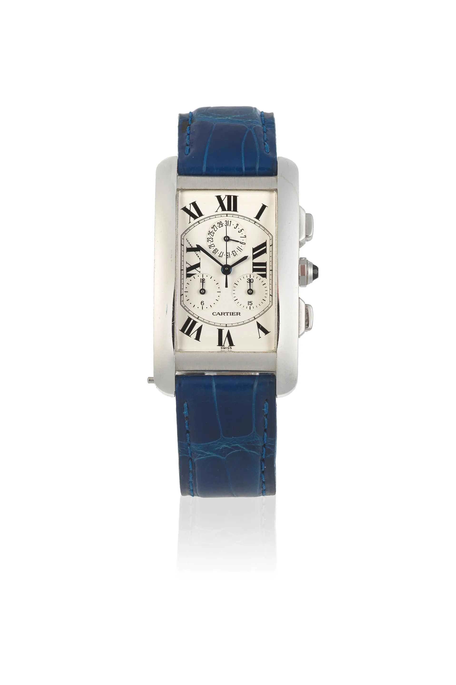 Cartier Tank Américaine 2312 26mm White gold Silver