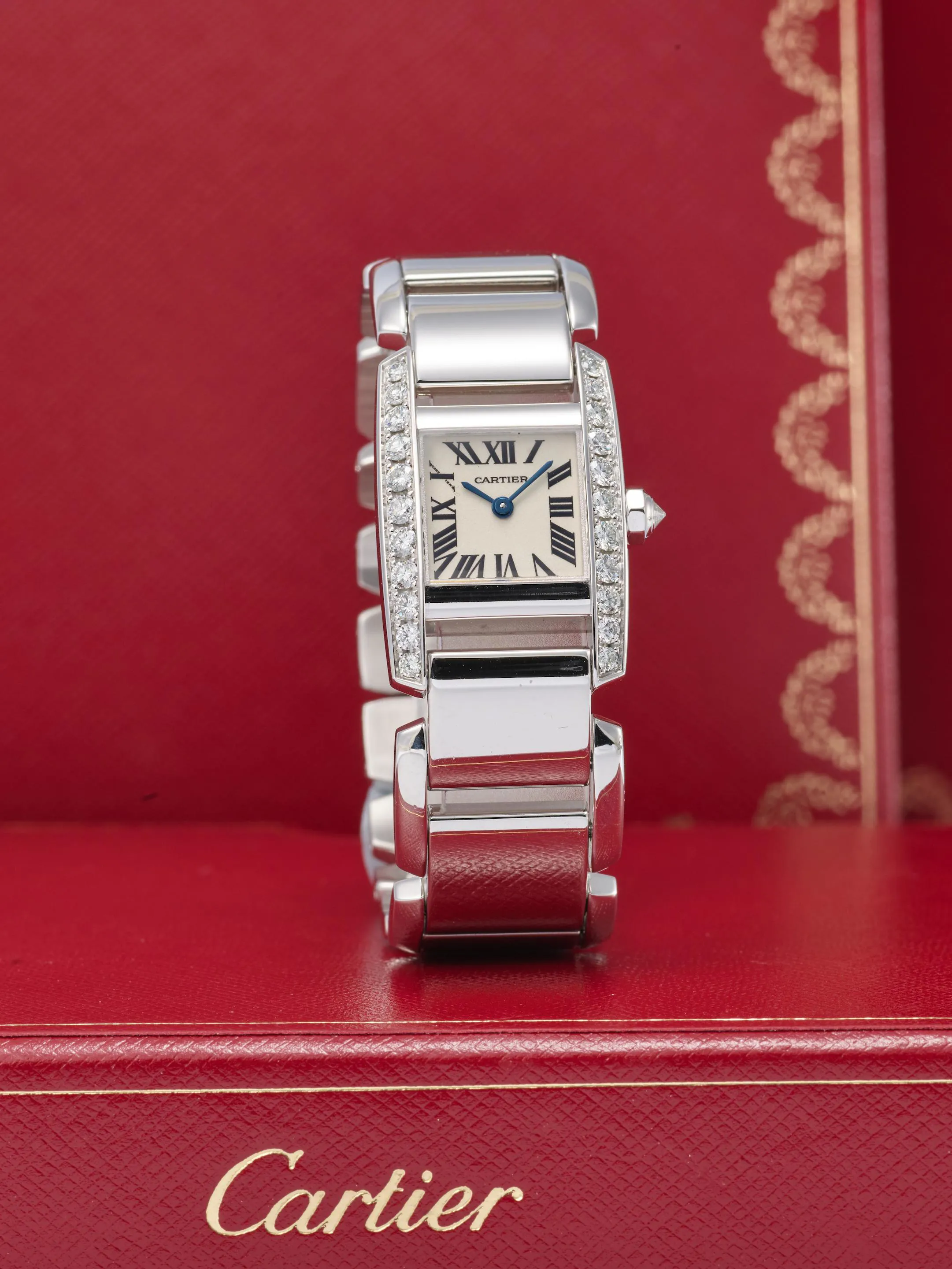 Cartier Tank Louis Cartier 2825 20mm White gold Silver