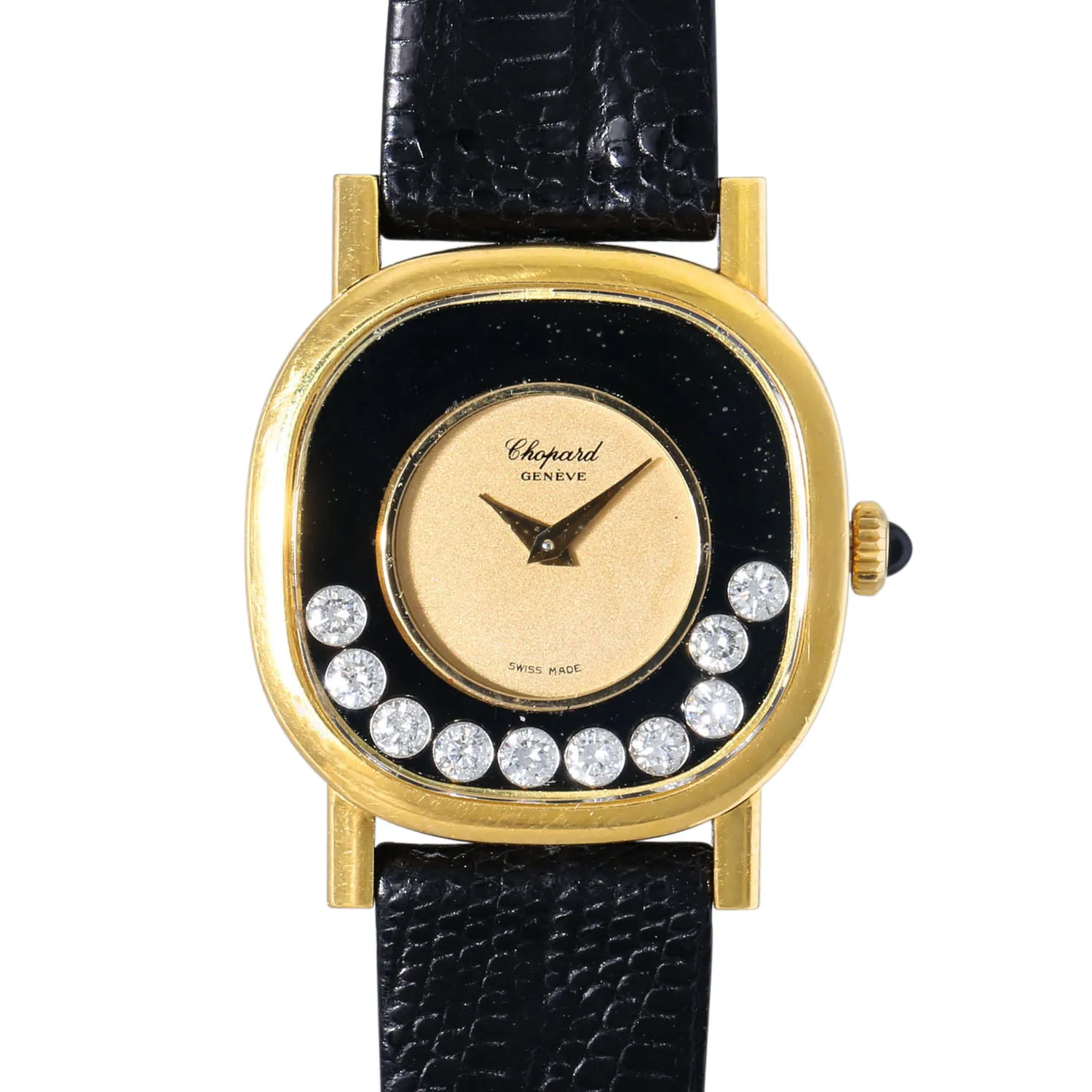 Chopard Happy Diamonds 5089/5 25mm Yellow gold Champagne