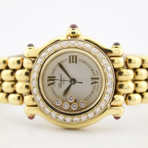 Chopard Happy Sport 27/6150-23 26mm Yellow gold White