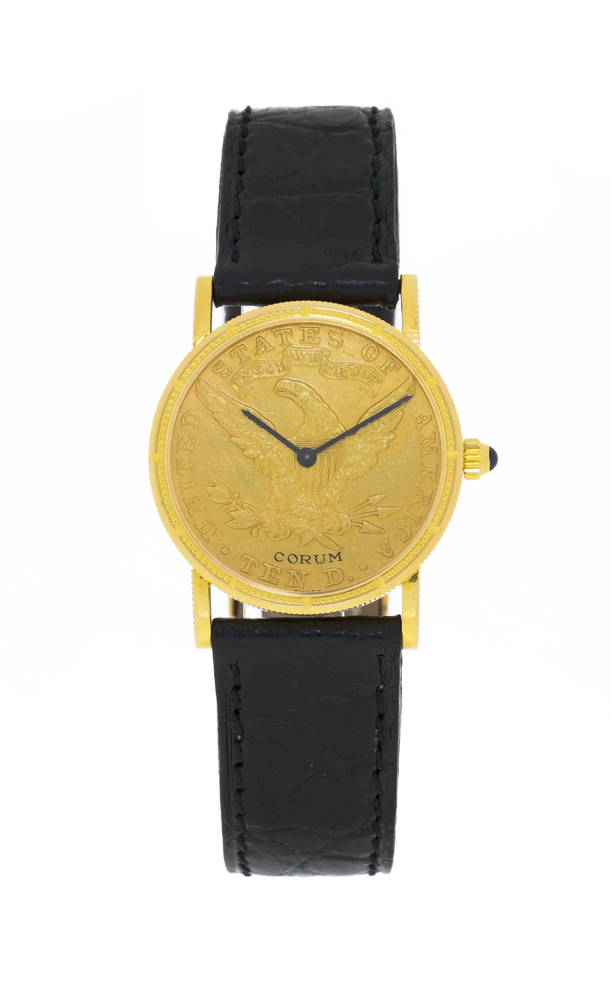 Corum Coin Watch 1882 28mm Yellow gold Champagne