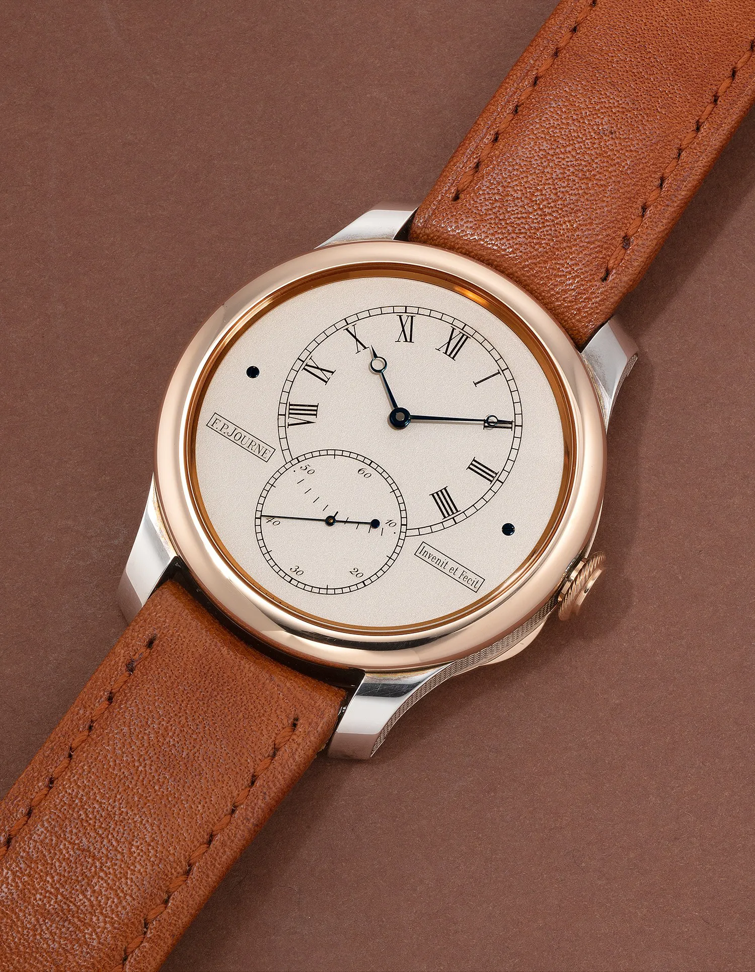 F.P. Journe Tourbillon Anniversaire T30 40mm Rose gold and Silver White 4