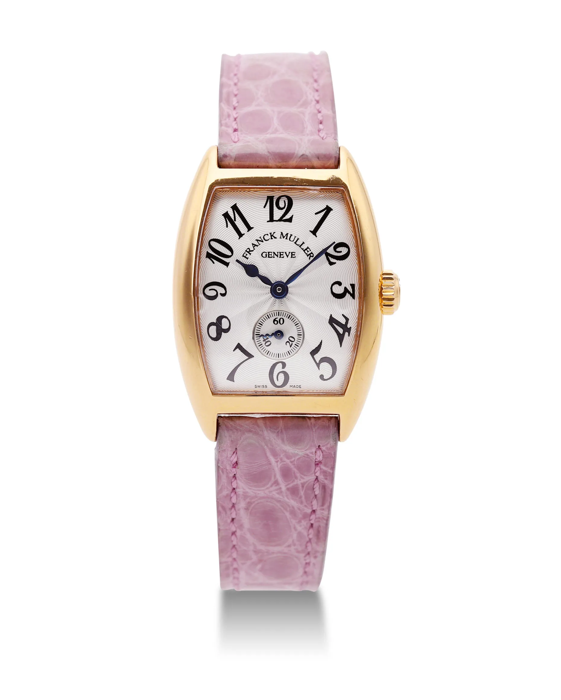 Franck Muller Cintree Curvex 1750 S6 25mm Rose gold White