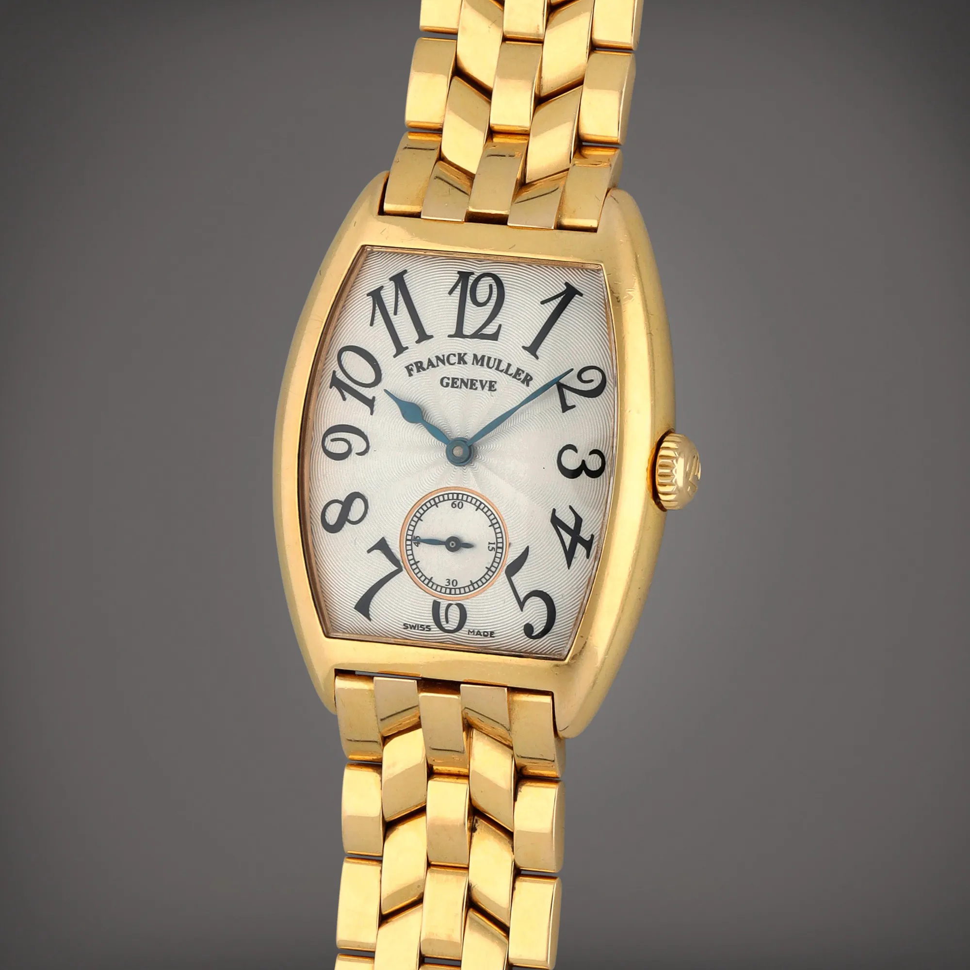 Franck Muller Curvex 7502 SS G 29mm Yellow gold Silver