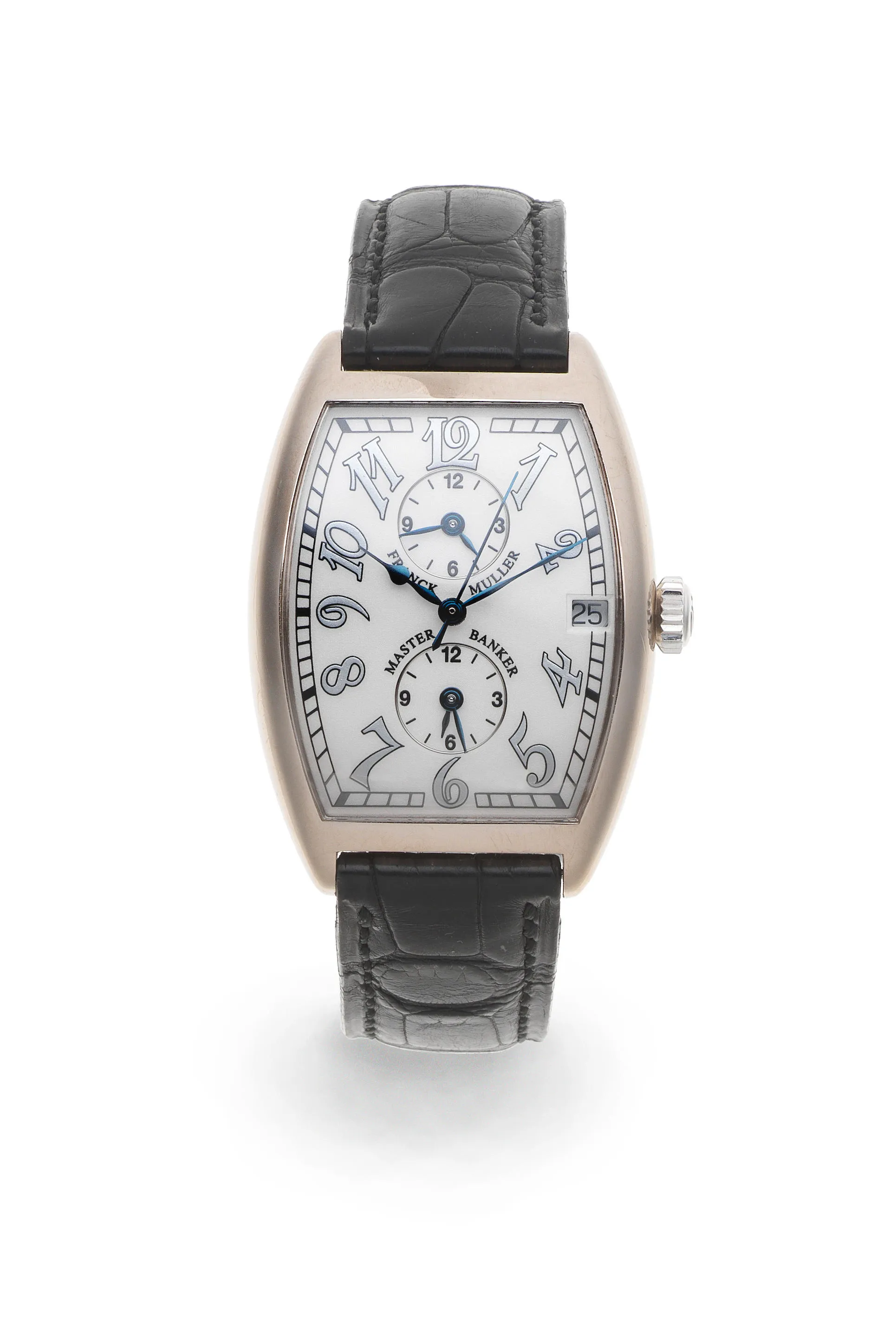 Franck Muller Master Banker 2852 MB 31mm White gold Silver