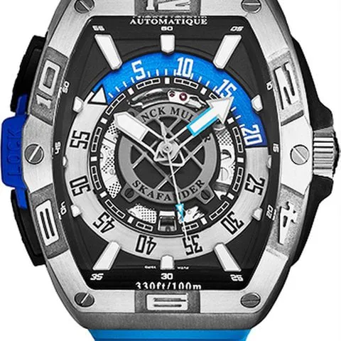 Franck Muller 46SCSKFBLKBLU 46mm Titanium Black