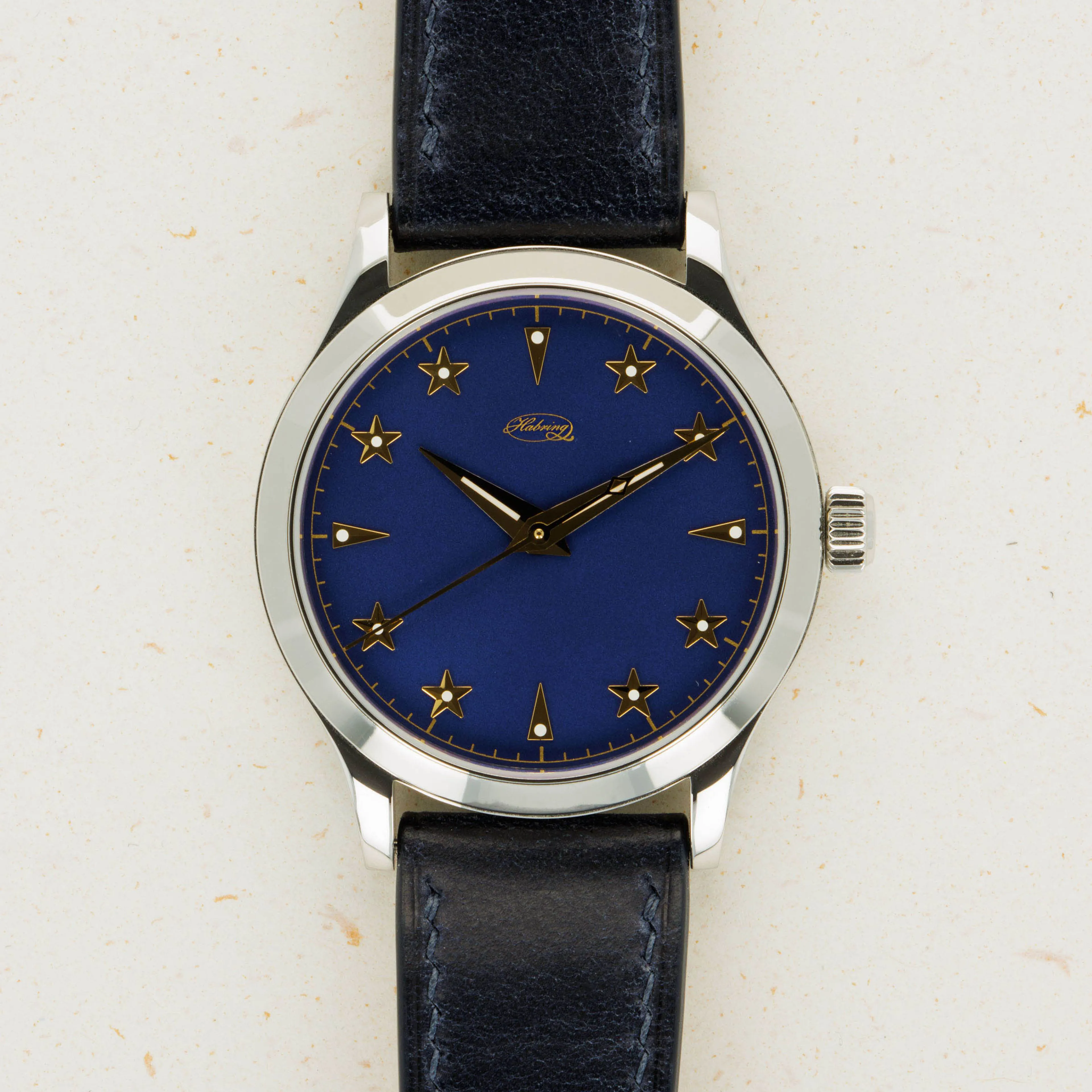 Habring² Erwin Star SJX Edition One 38.5mm Stainless steel Blue