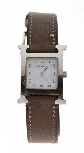 Hermès Heure H HH1.210 24mm Stainless steel White