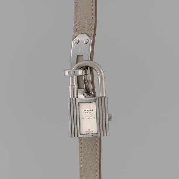 Hermès Kelly KE1.210 20mm Stainless steel Silver