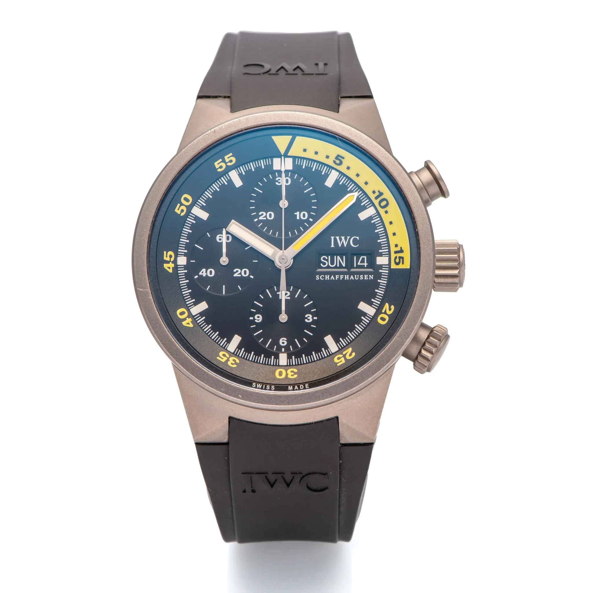 IWC Aquatimer IW371903 41mm Titanium Blue