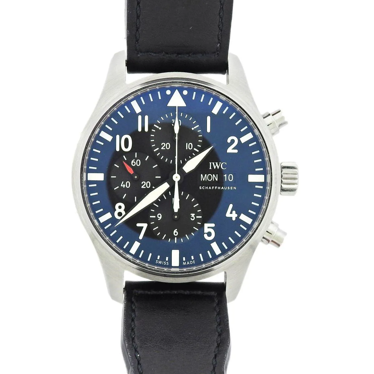 IWC Pilot IW377709 43mm Stainless steel Blue