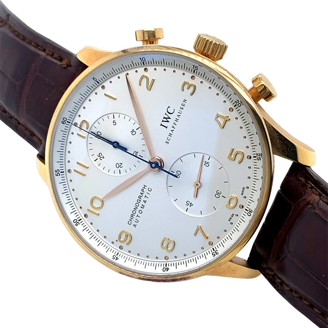 IWC Portugieser IW3714 41mm Rose gold Silver 1