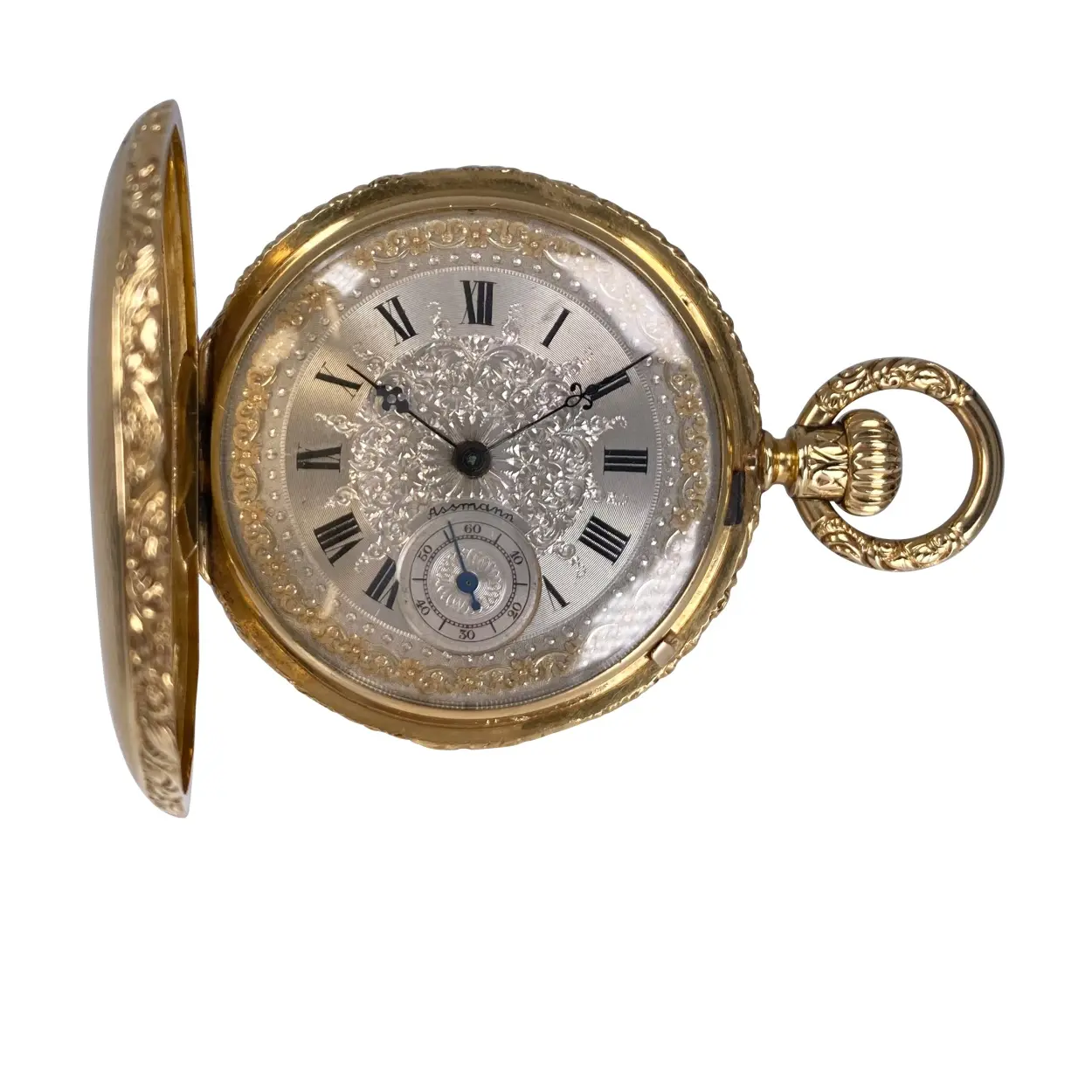 Julius Assmann 52mm Yellow gold Silver