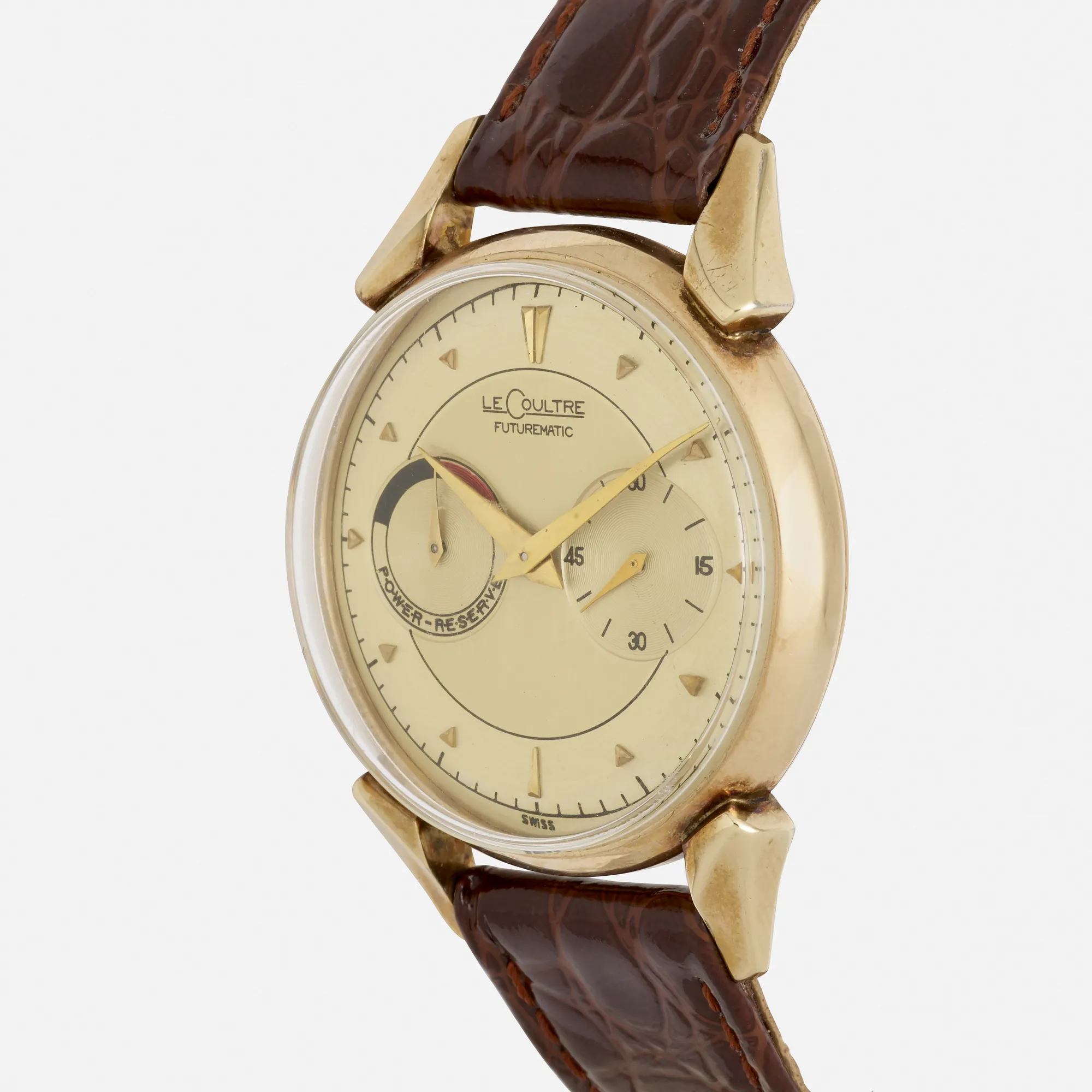 Jaeger-LeCoultre Futurematic 44mm Yellow gold and stainless steel Champagne 1