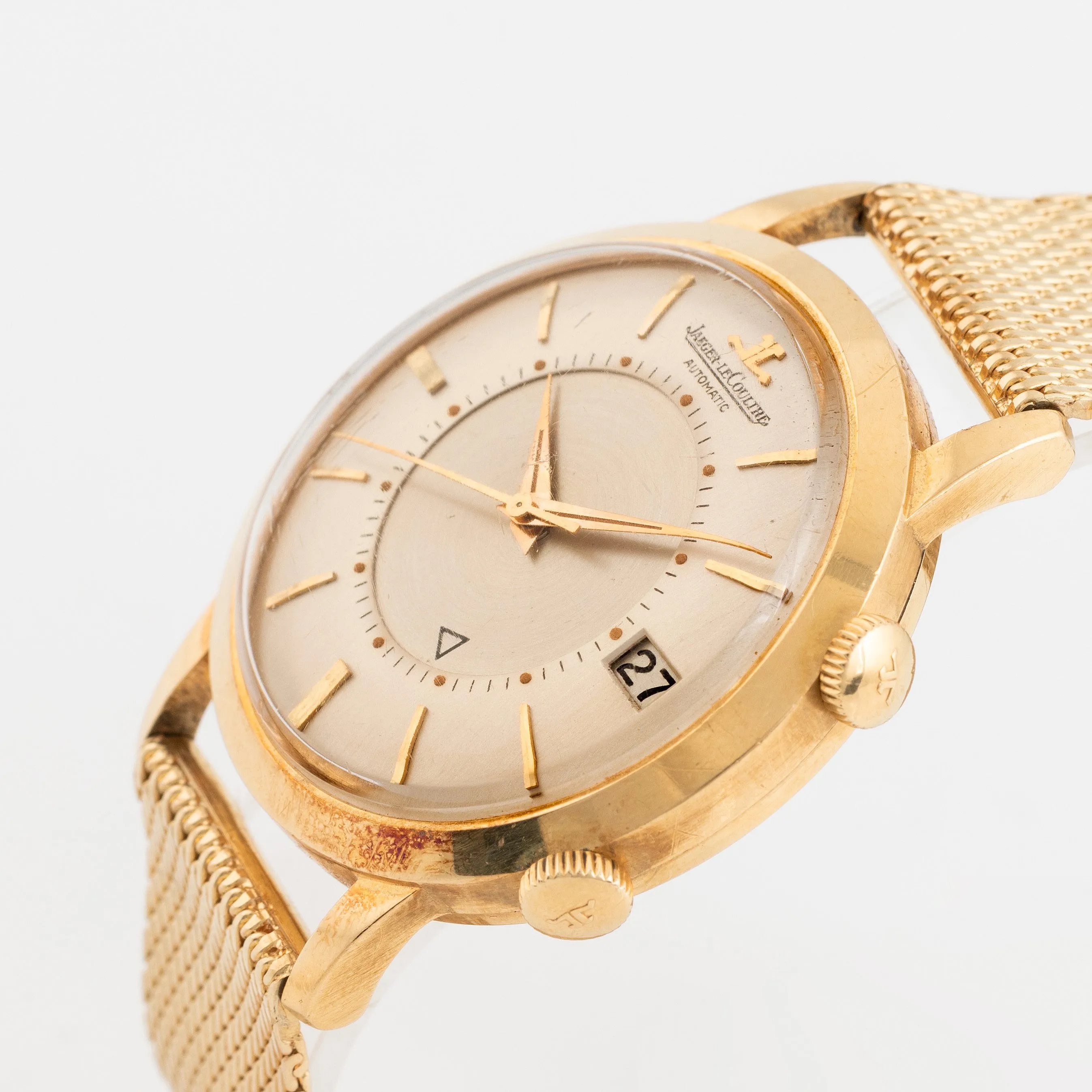 Jaeger-LeCoultre Memovox 37mm Yellow gold Silver 1