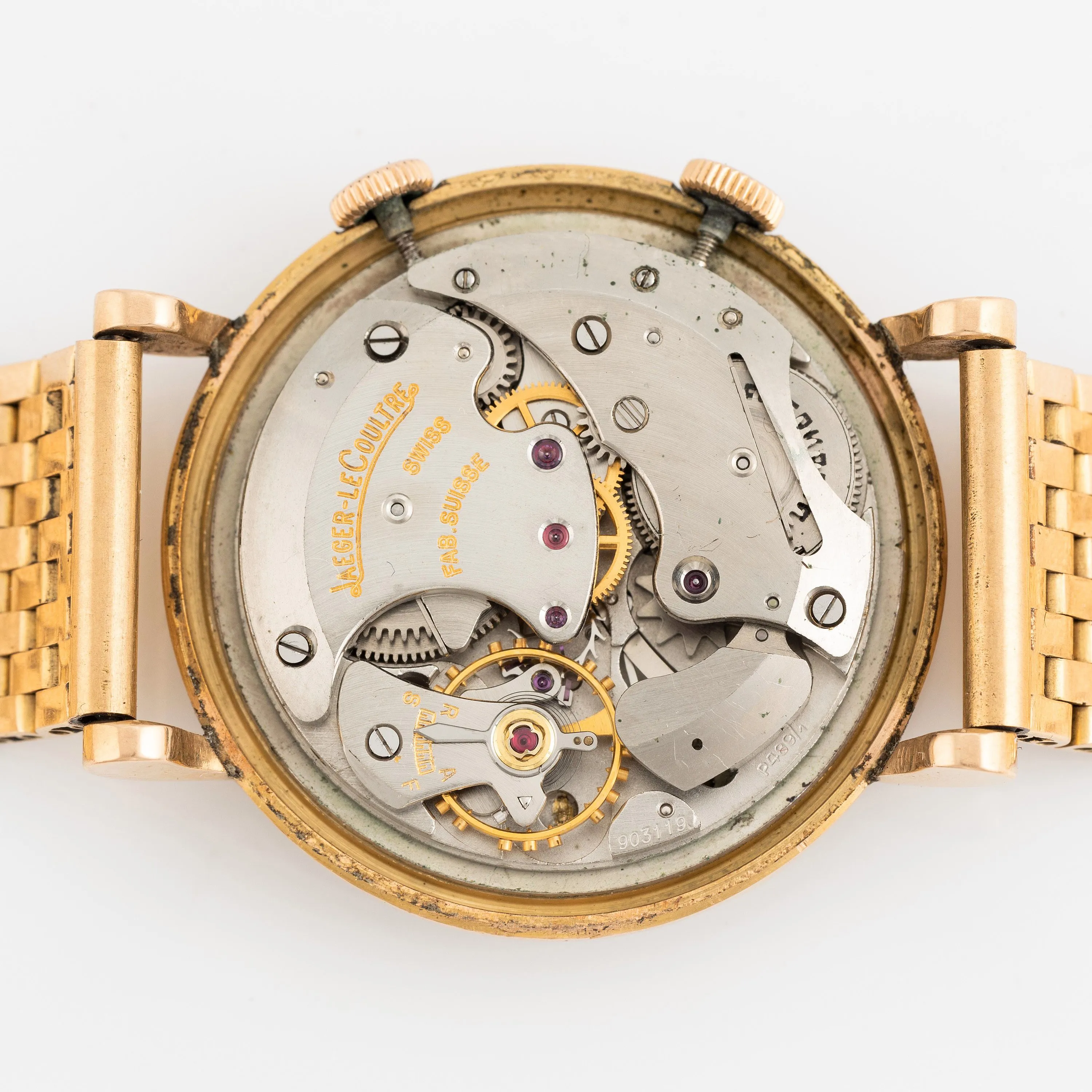 Jaeger-LeCoultre Memovox 35mm Yellow gold Champagne 8