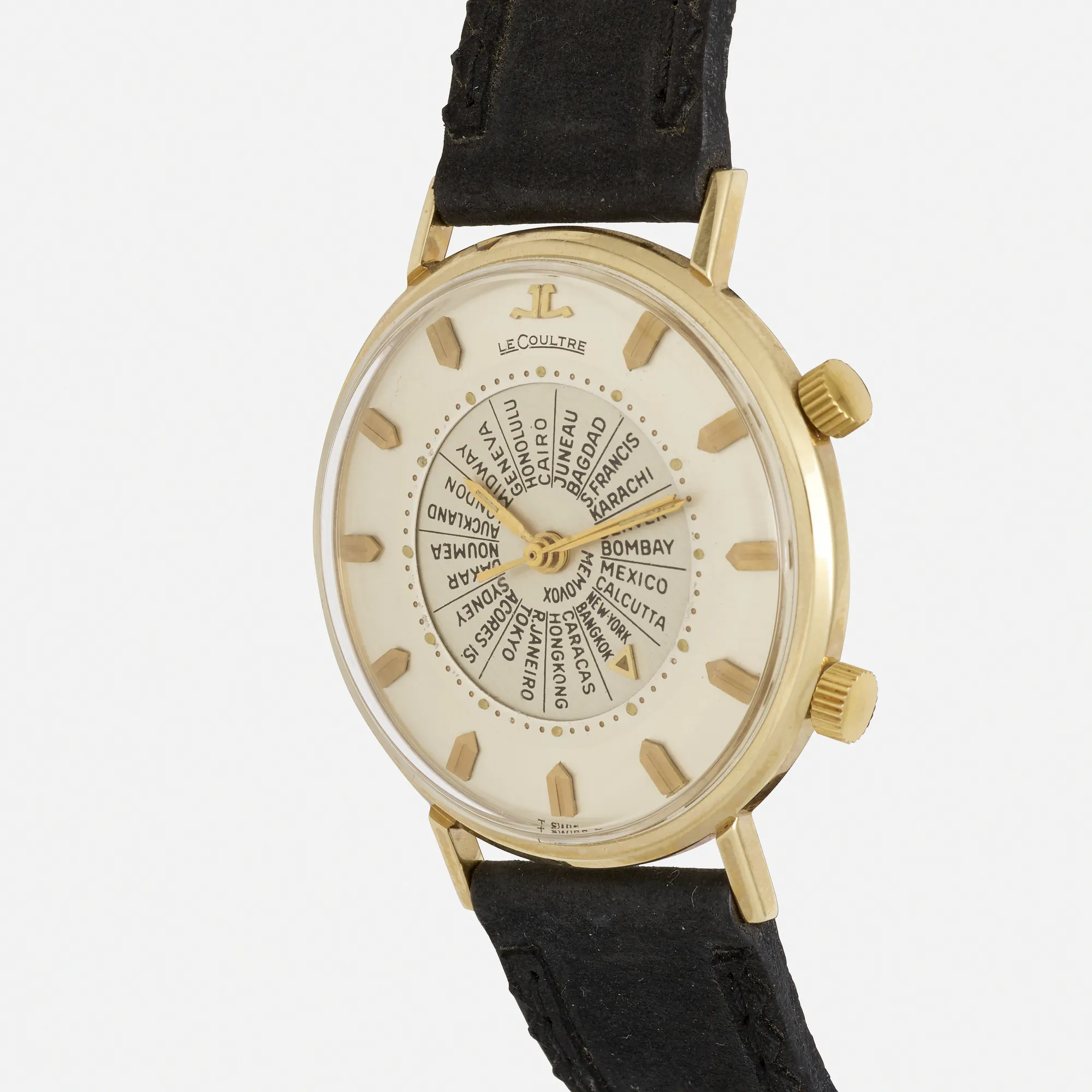 Jaeger-LeCoultre Memovox 34.5mm Yellow gold Silver 1