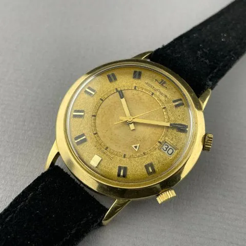 Jaeger-LeCoultre Memovox Rare solid yellow gold patina vintage gents E855 37mm Yellow gold Gold