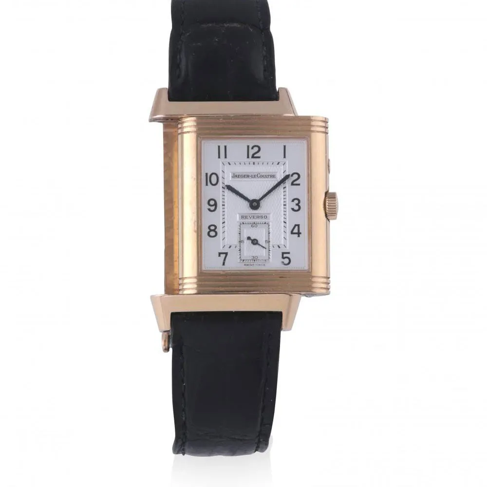Jaeger-LeCoultre Reverso 272.8.54 26mm Rose gold bi-color black and silver
