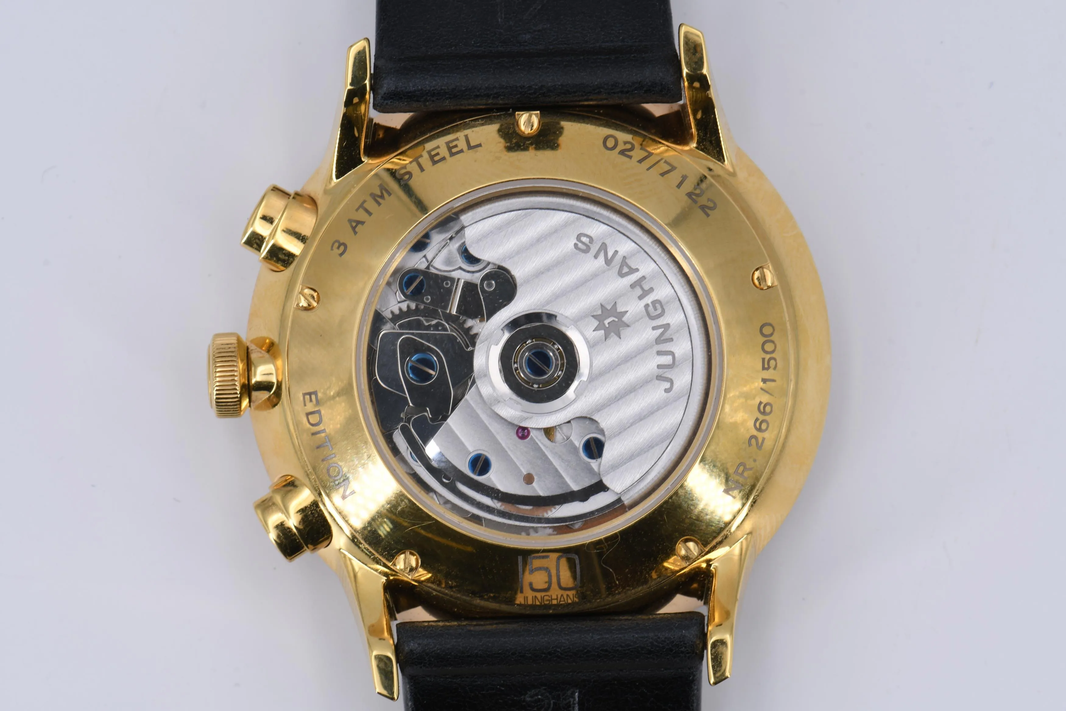 Junghans Chronoscope 40.5mm Gold-plated White 3