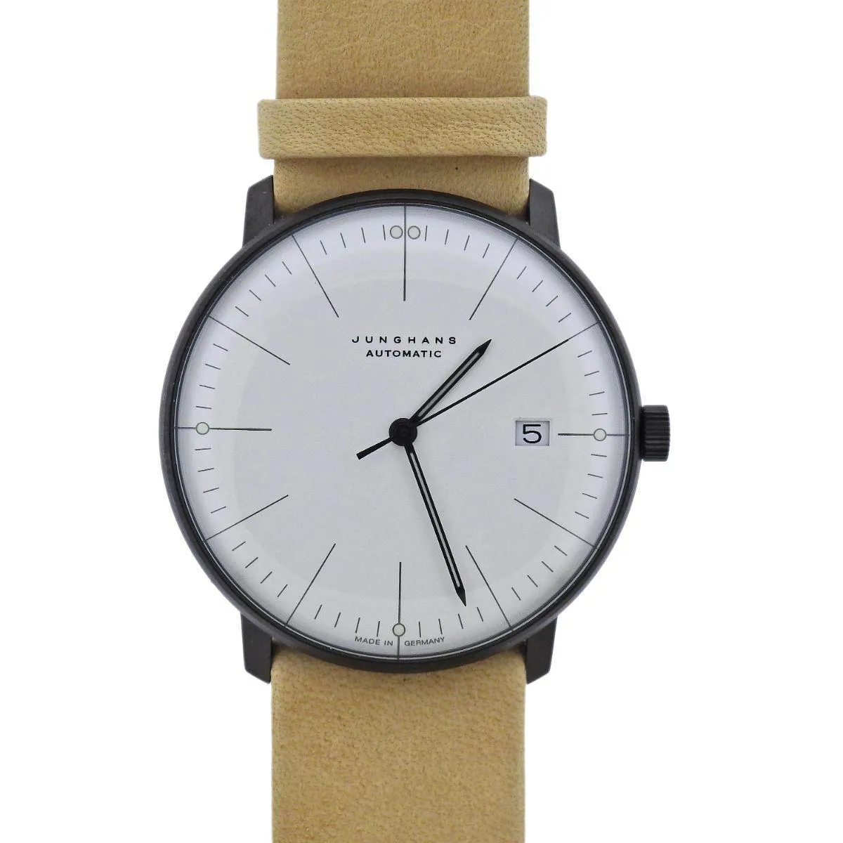 Junghans max bill 027/4000.04 38mm Stainless steel White