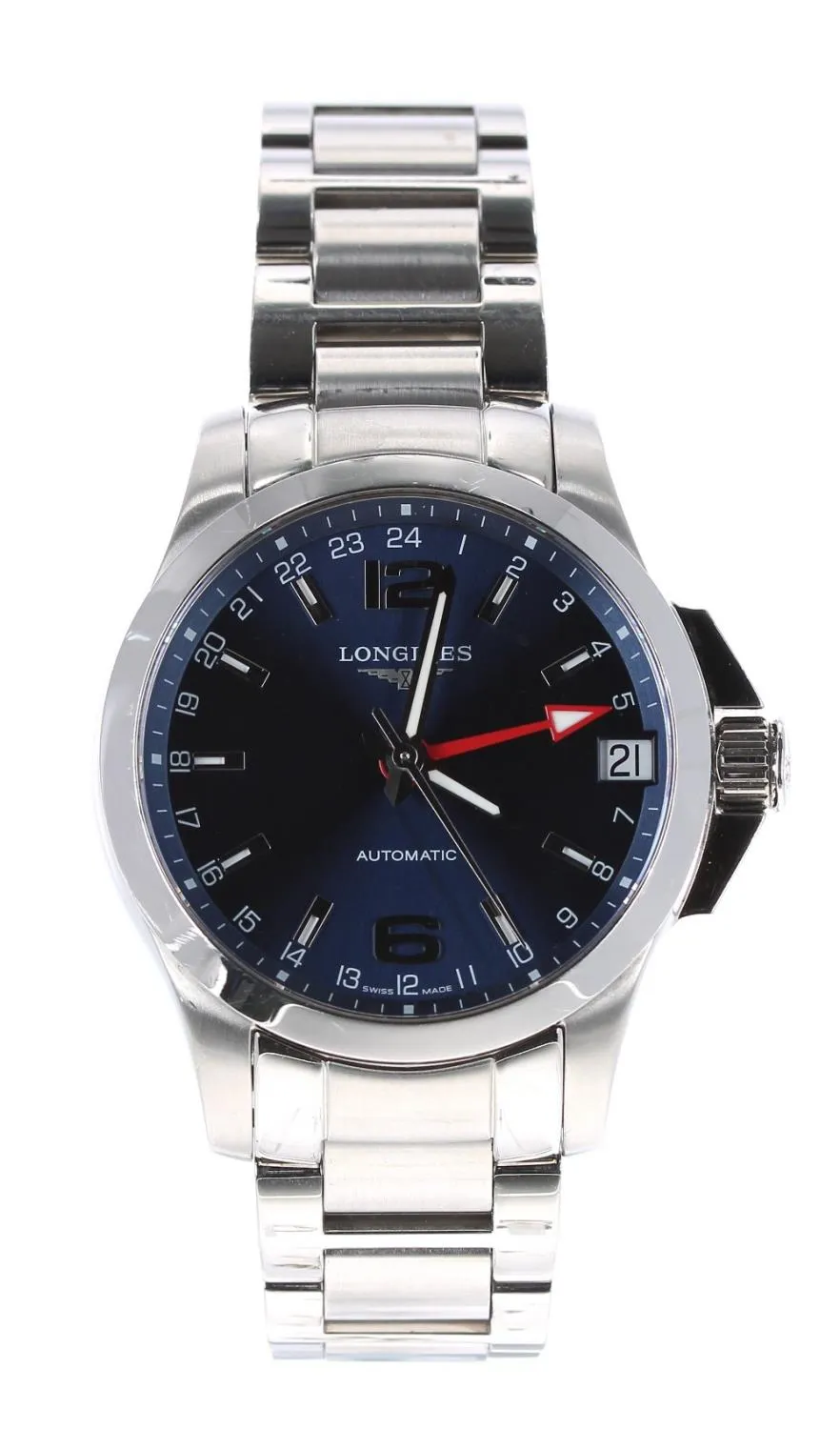 Longines Conquest L3.687.4 44mm Stainless steel Blue