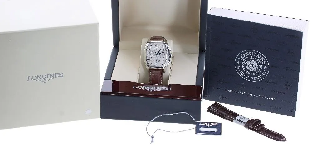 Longines Evidenza L2 643 4 35mm Stainless steel Guilloché